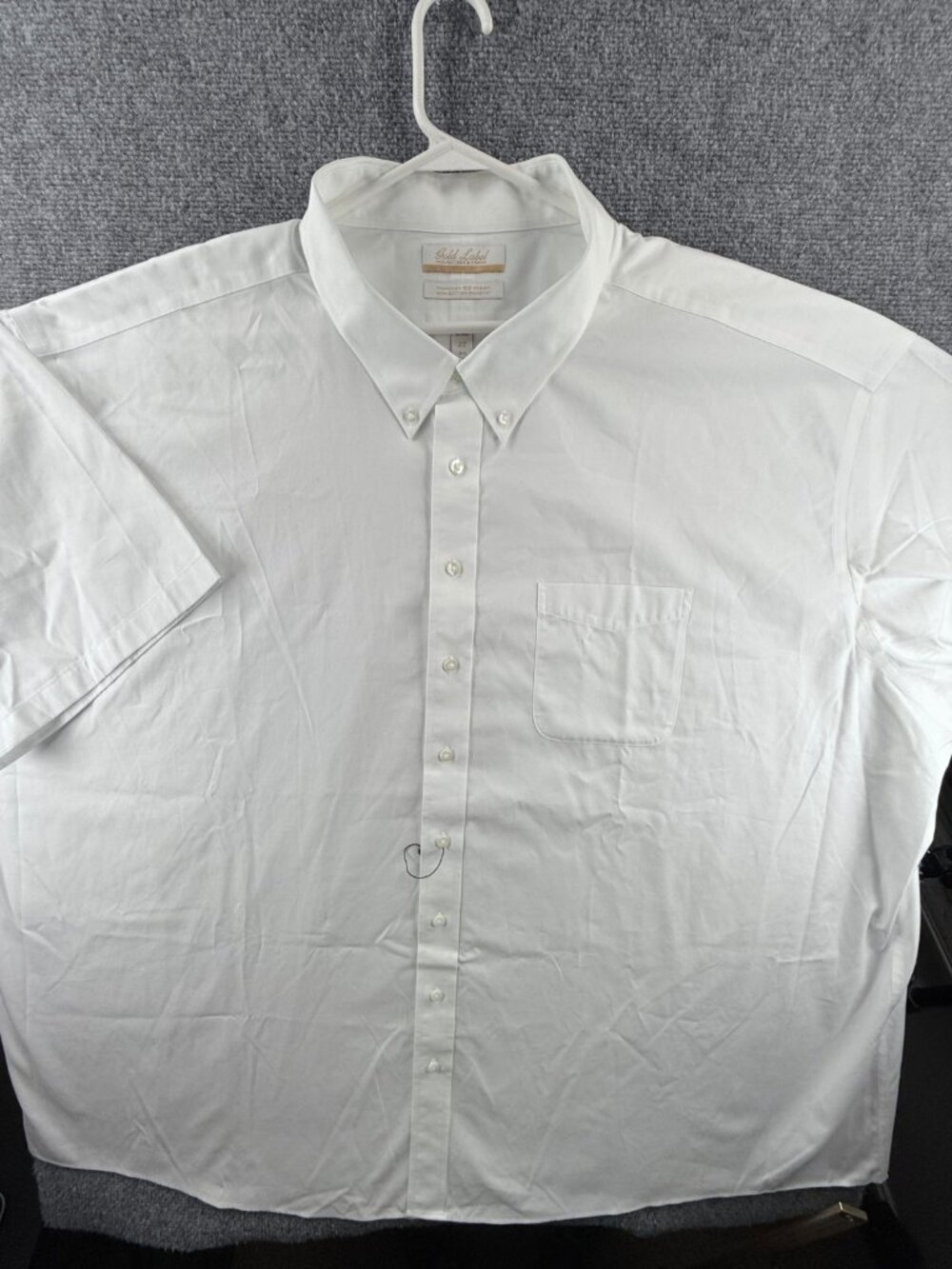 NWOT Gold Label Roundtree & Yorke Non Iron EZ Wash Cotton Pinpoint 22 Big Men